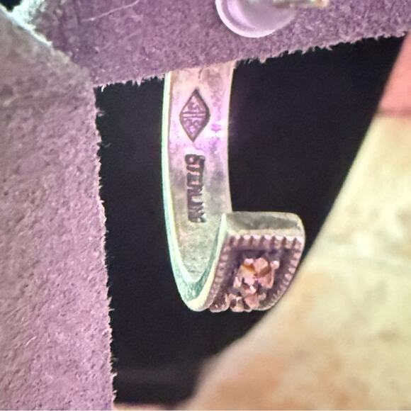 Judith Jack 925 Sterling Silver Hoop Earrings - Picture 9 of 13